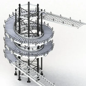 espirais e elevadores logísticos