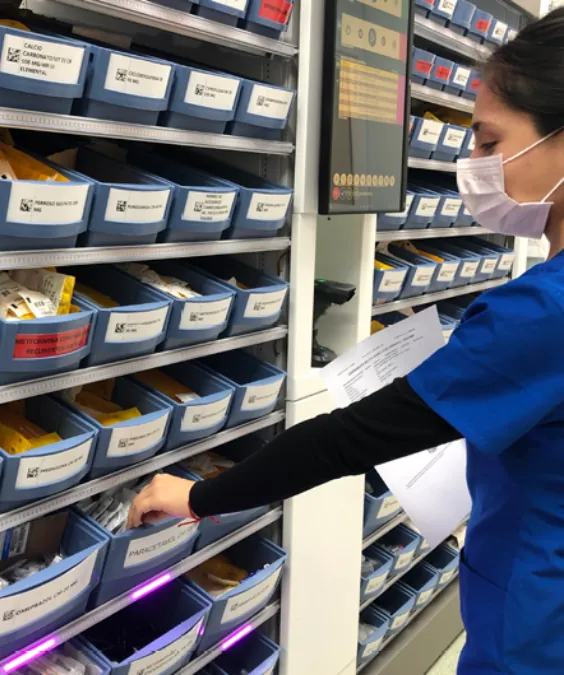 stocklight, sistema automatizado de armazenamento e gestão de medicamentos