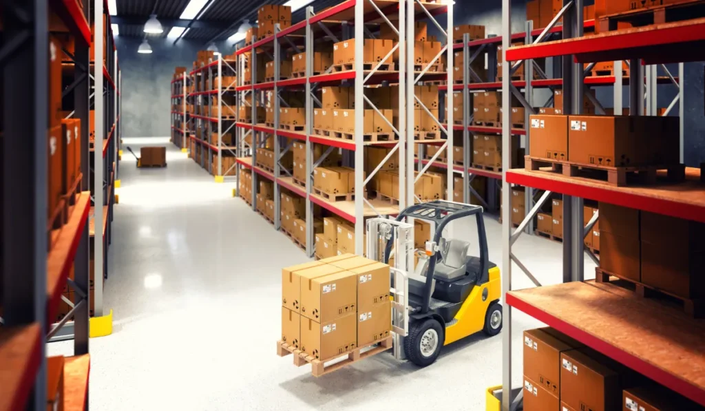 sistema de armazenagem intralogística